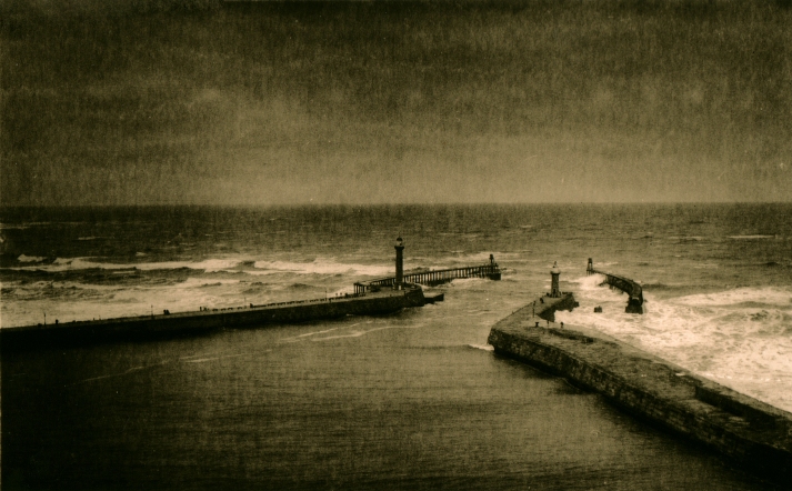 Whitby Pier Lith